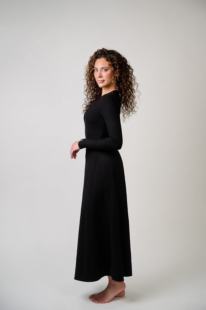 Twill A-line Skirt